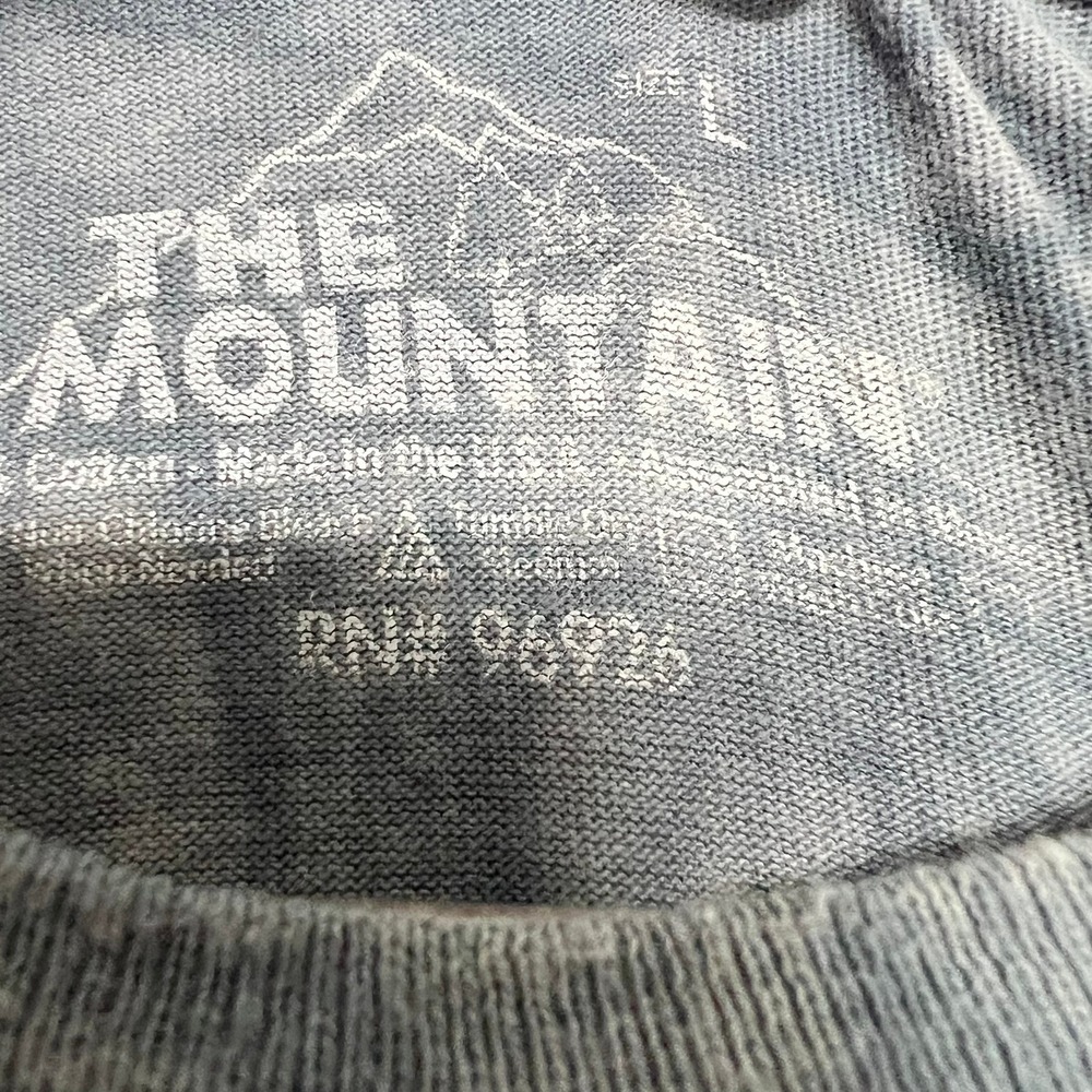 The Mountain T-Shirt Manimals Eagle Pilot Tie Dye Mens L Blue Animals Patriotic - Picture 4 of 7